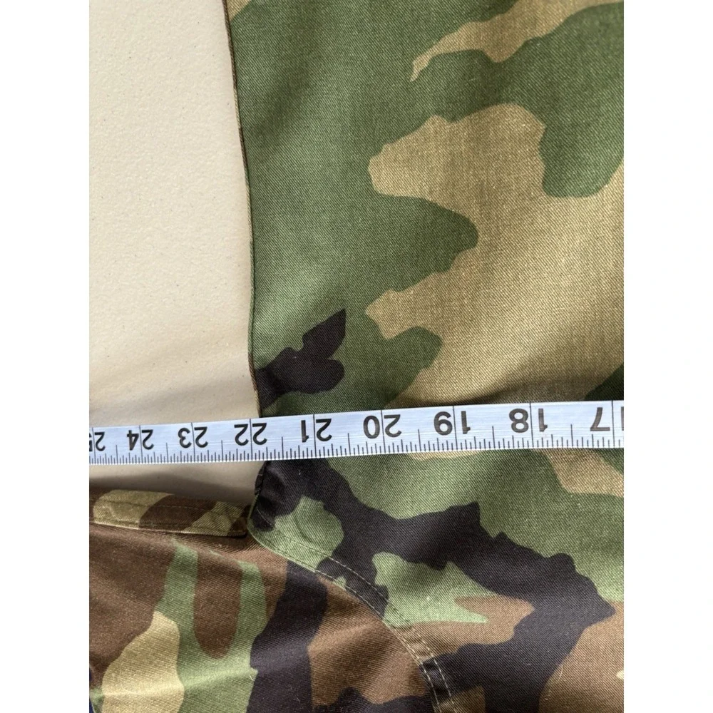 Vintage U.S. NAVY Combat Woodland Camouflage Field Hot Weather Coat‎ Medium Reg